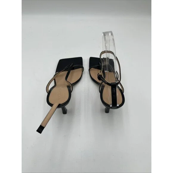 Women’s Bottega Veneta Stretch Leather Heeled Sandals Black Size 37 - Picture 5 of 6